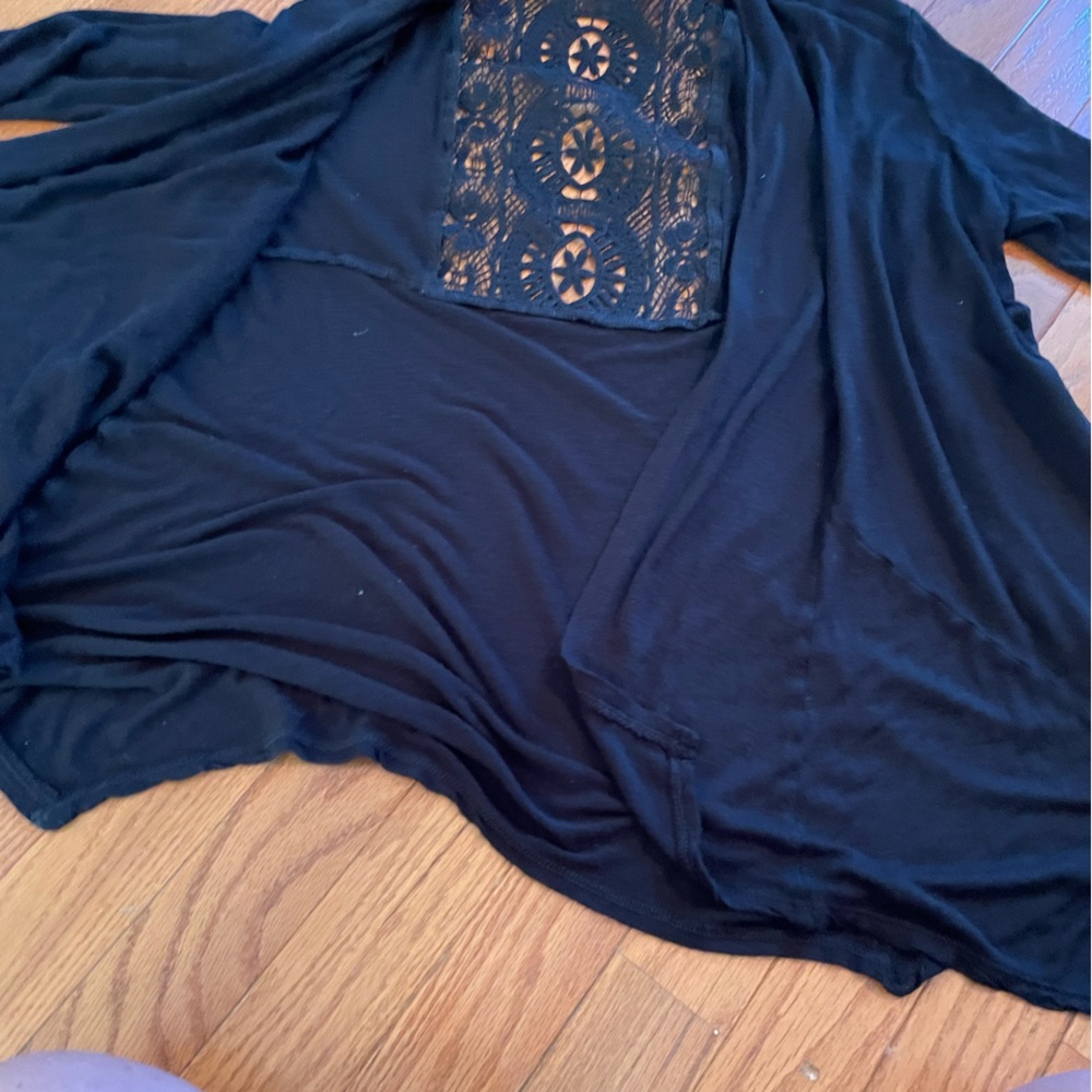 IZ Byer Black cardigan medium